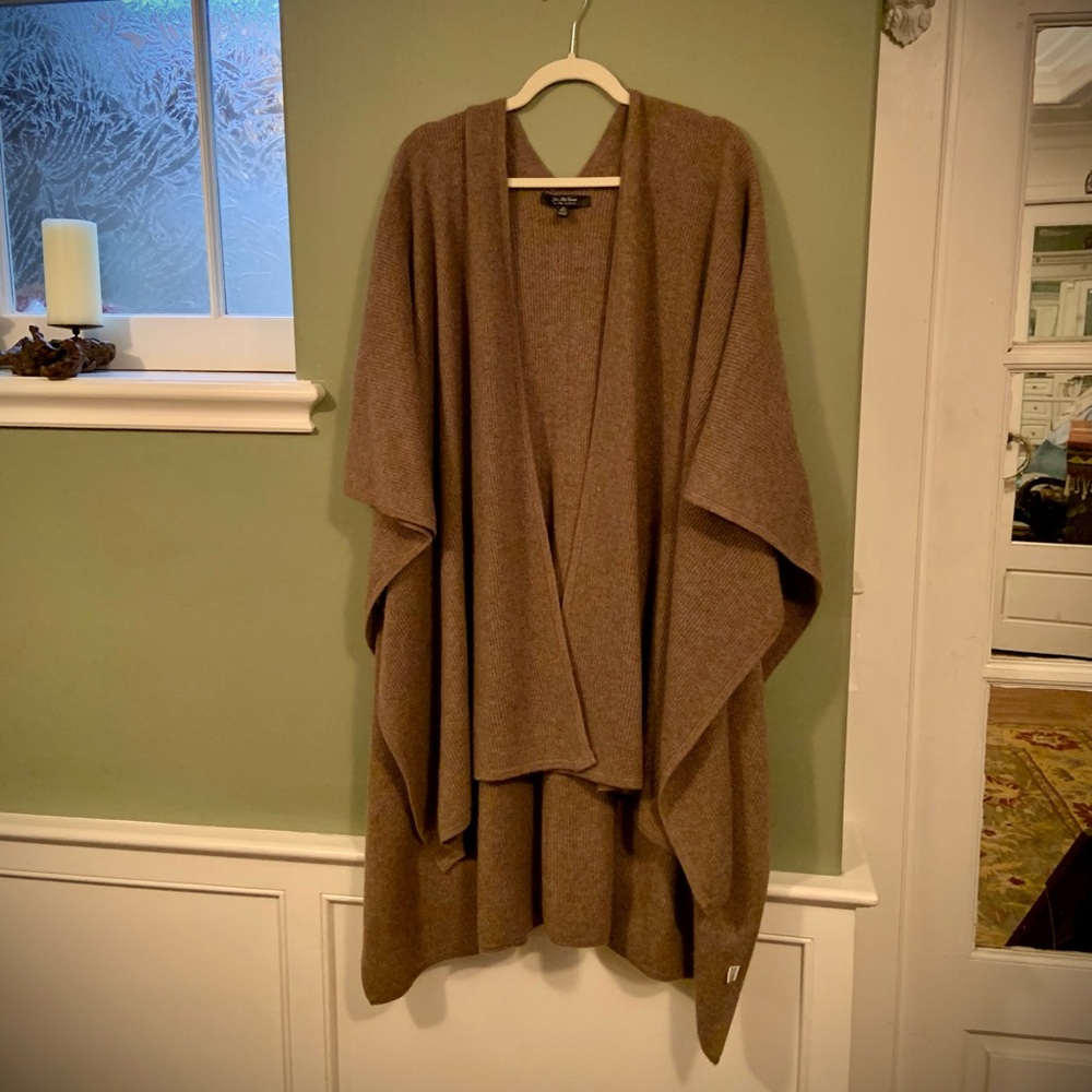 Saks Fifth Avenue 100% Cashmere Poncho Sweater